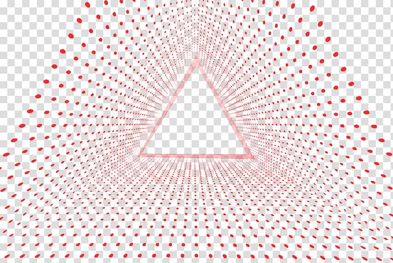 Triangle Area Pattern, Creative dot triangle transparent background PNG clipart