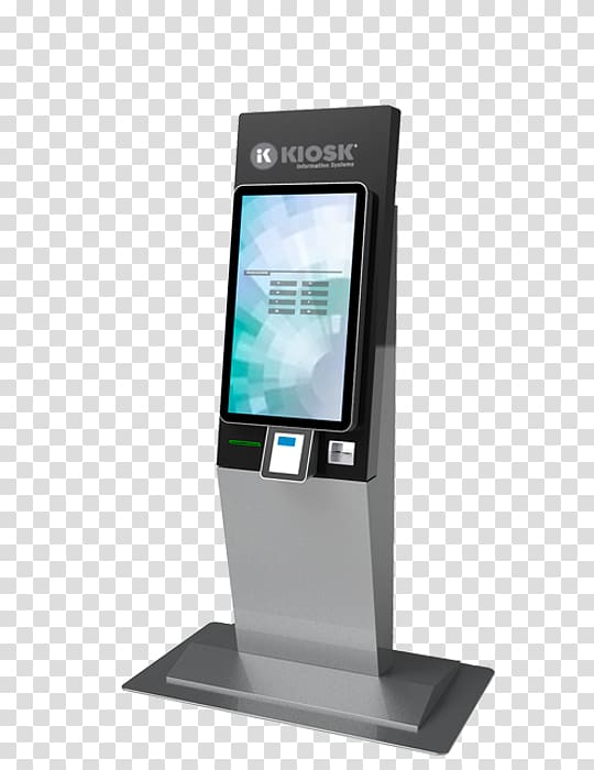 Interactive Kiosks Self-checkout Cash register Multimedia, signage transparent background PNG clipart