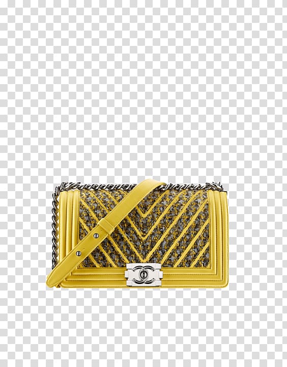 Chanel Handbag Fashion Autumn, Yellow Purse transparent background PNG clipart