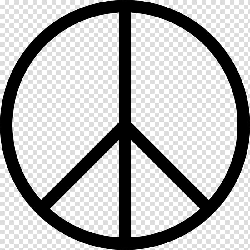 Peace symbols Campaign for Nuclear Disarmament , symbol transparent background PNG clipart