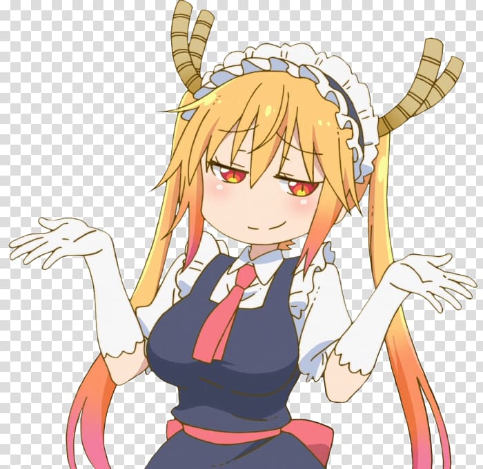 Miss Kobayashi\'s Dragon Maid Anime Manga Crunchyroll Cosplay, Anime transparent background PNG clipart