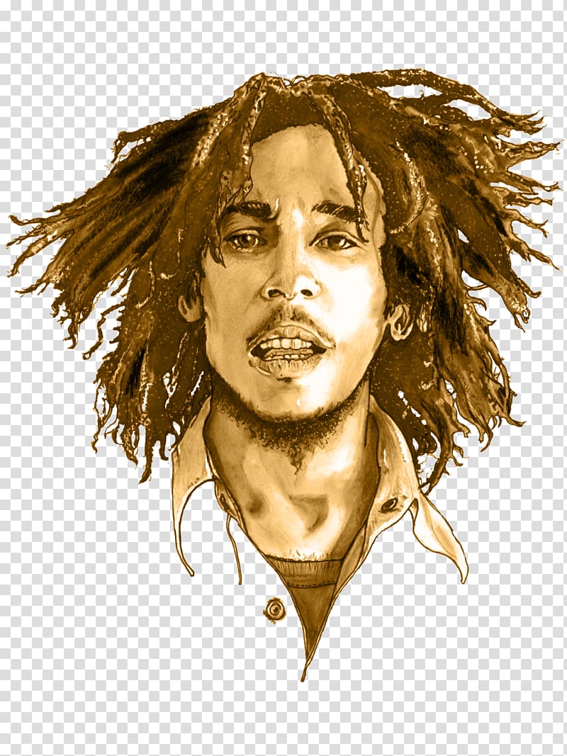 Bob Marley transparent background PNG clipart