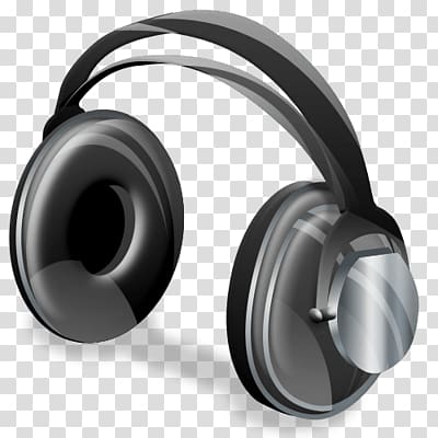 black headphones , Headphones transparent background PNG clipart