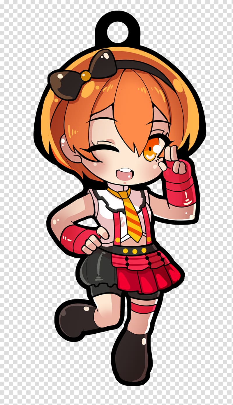 Rin Hoshizora Chibi Pixel art, Chibi transparent background PNG clipart