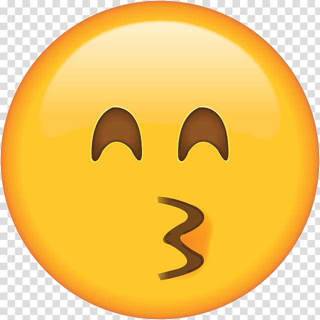 Emoji Smiley Kiss Emoticon, true love sends good gift transparent background PNG clipart