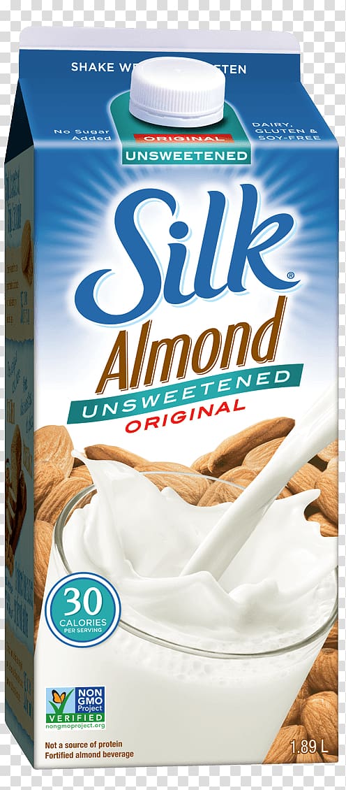 Almond milk Soy milk Coconut milk Silk Organic Unsweetened Soymilk, badam milk transparent background PNG clipart
