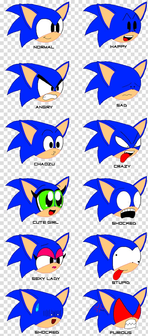 Sonic Adventure Pac-Man SegaSonic the Hedgehog Doctor Eggman, facial expressions transparent background PNG clipart