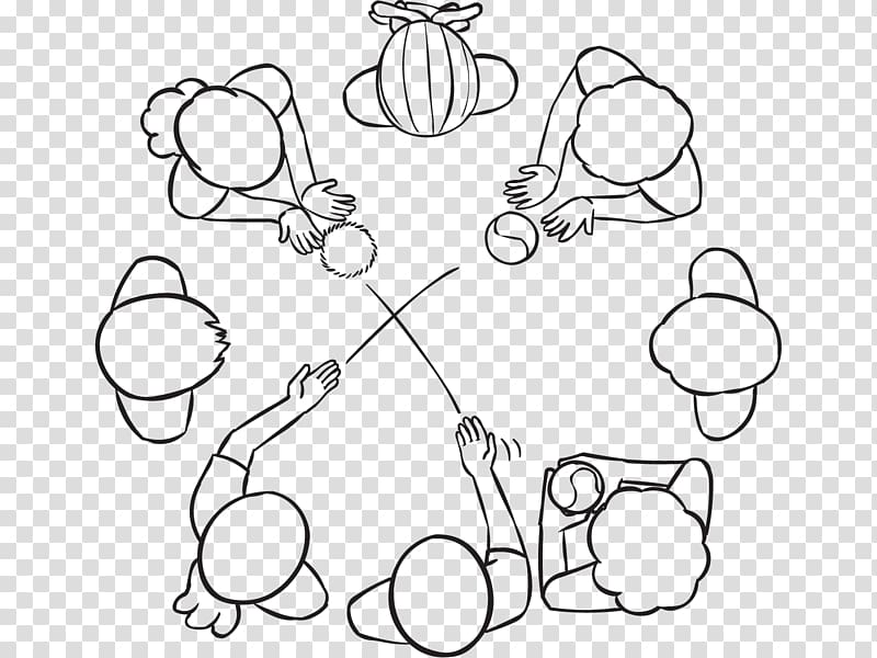 Group-dynamic game Ball Team building playmeo, juggle transparent background PNG clipart