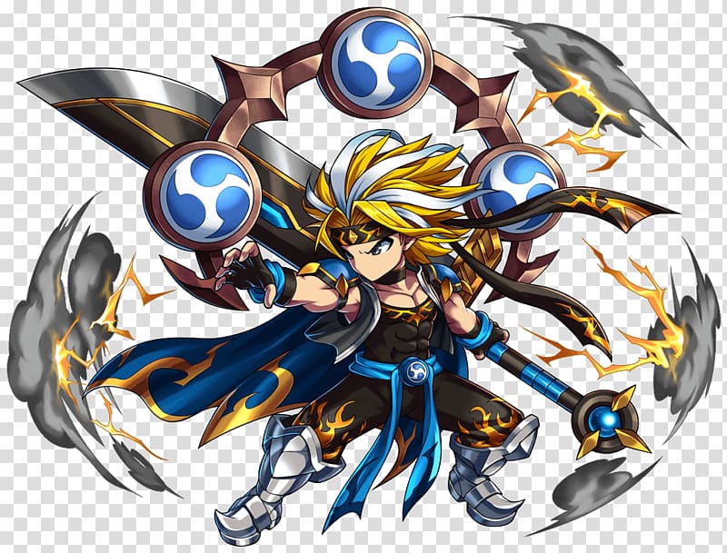 Brave Frontier 2 Lightning Raijin Thunder, lightning transparent background PNG clipart