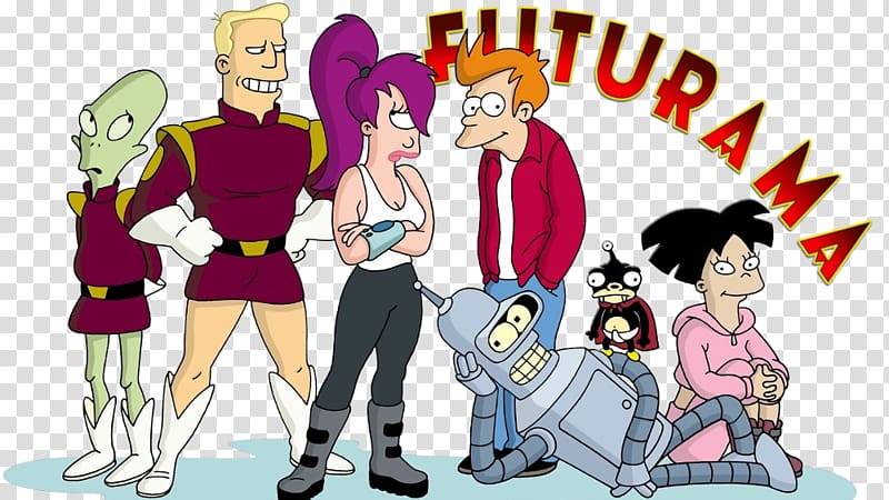 Futurama Leela Philip J. Fry Planet Express Ship Bender, Futurama logo transparent background PNG clipart