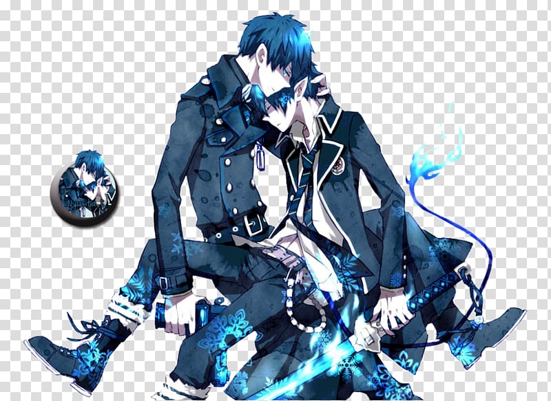 Rin Okumura Yukio Okumura Blue Exorcist Chibi, Chibi transparent background PNG clipart