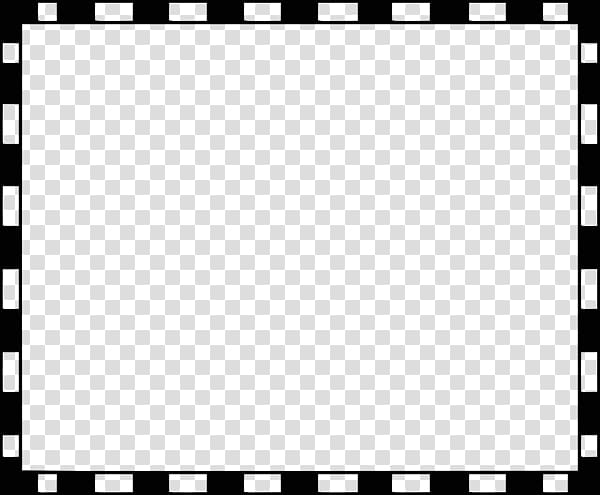 Black And White Chinese Border Design Transparent Background Png