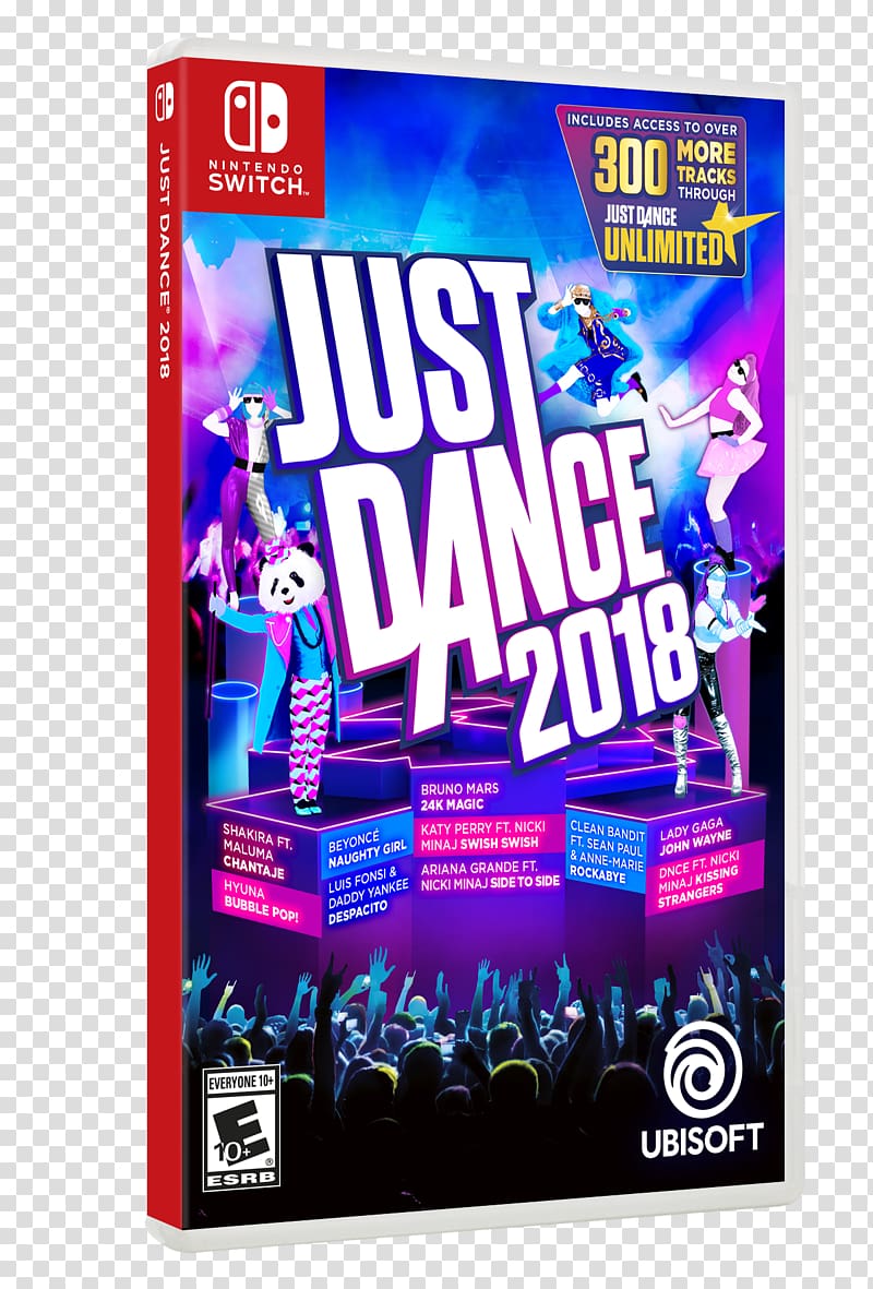 Just Dance 2018 Video Games Nintendo Switch Brand, just dance swish swish transparent background PNG clipart
