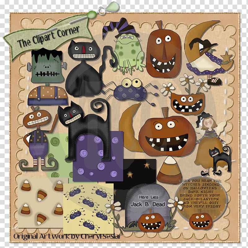 Material Cartoon Animal Font, halloween theme transparent background PNG clipart