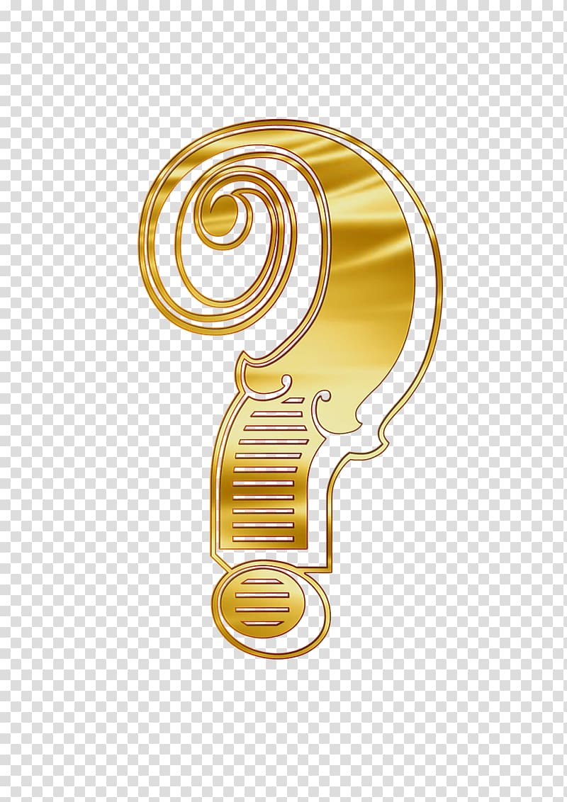 yellow question mark illustration, Cyrillic Question Mark transparent background PNG clipart