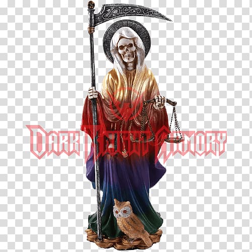 Santa Muerte Statue Religion Death Folk saint, santa muerte transparent background PNG clipart