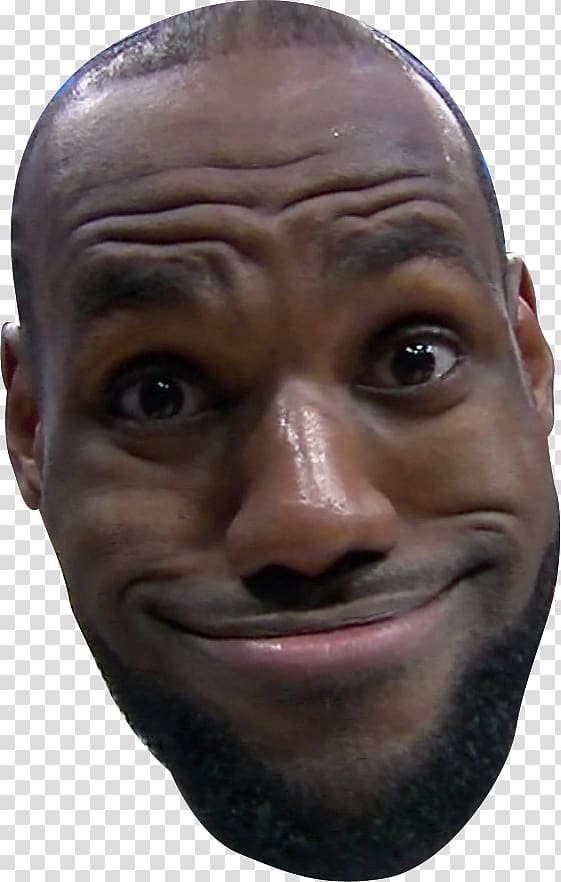 LeBron James, LeBron James Funny Face Cleveland Cavaliers YouTube, lebron james transparent background PNG clipart
