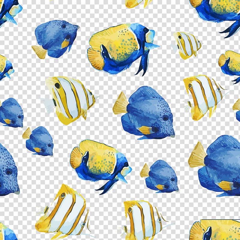 watercolor fish transparent background PNG clipart