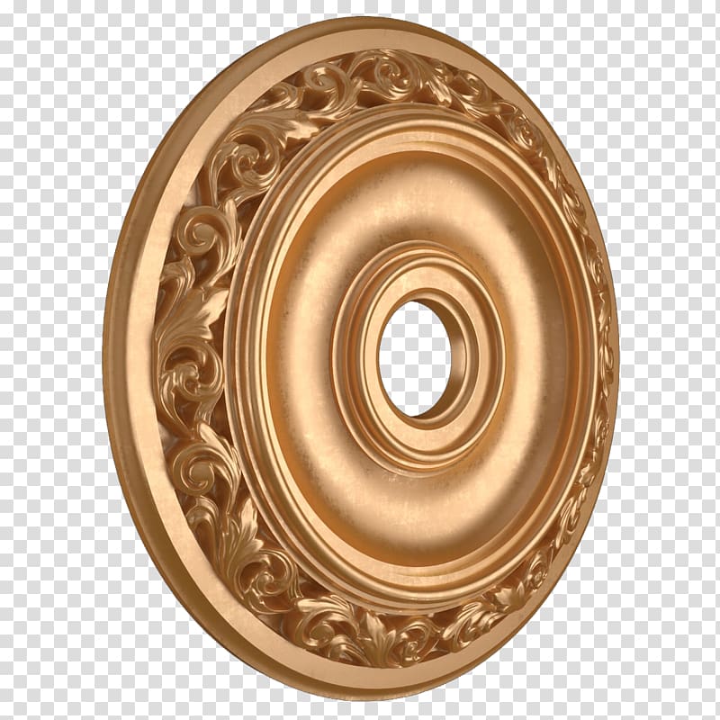 Designer, Golden ring European ceiling transparent background PNG clipart