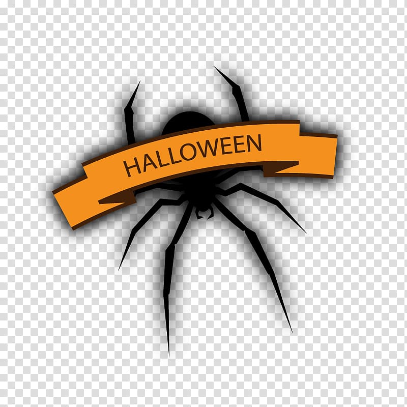 Spider Halloween Bat, Halloween spider transparent background PNG clipart