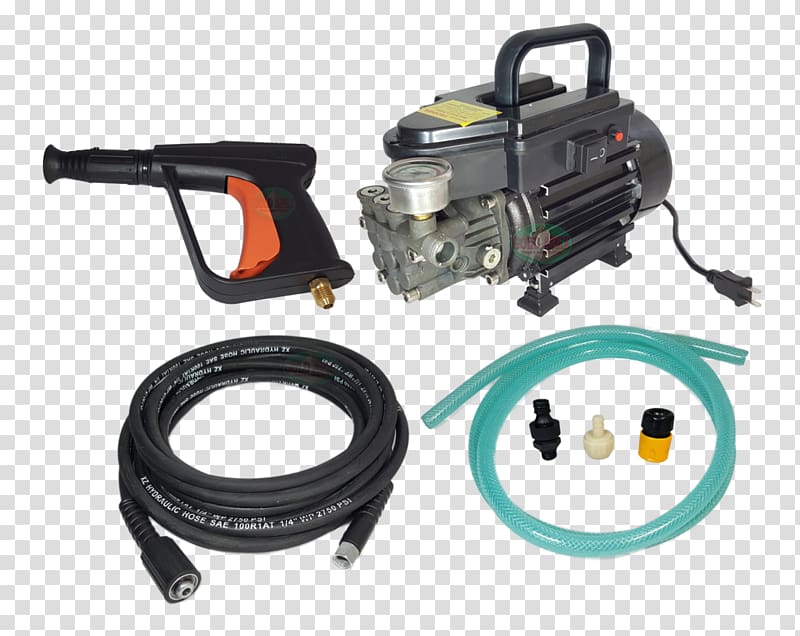 Pressure Washers Power tool Washing Machines, high pressure cordon transparent background PNG clipart