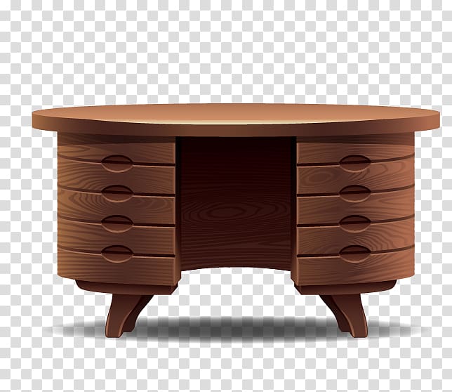 Table Nightstand Furniture Cabinetry Bedroom, A work desk. transparent background PNG clipart