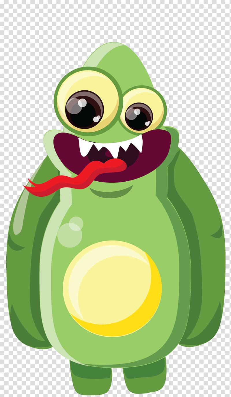 Bacteria Animation , avocado transparent background PNG clipart