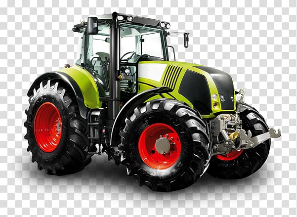 John Deere Tractor Claas Axion Agriculture, tractor truck transparent background PNG clipart