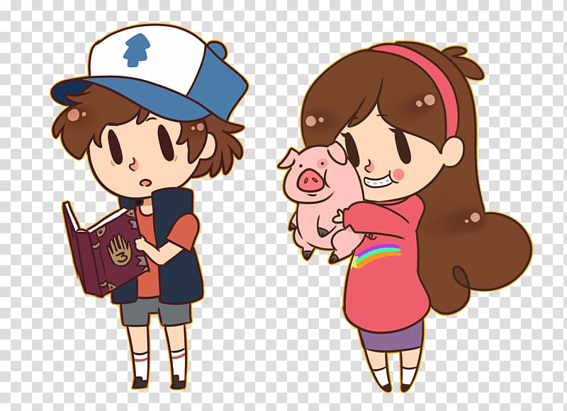 Dipper Pines Mabel Pines Grunkle Stan , twins transparent background PNG clipart