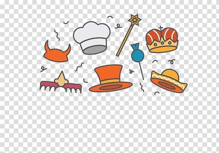 Purim Carnival , Magic props chef hat transparent background PNG clipart