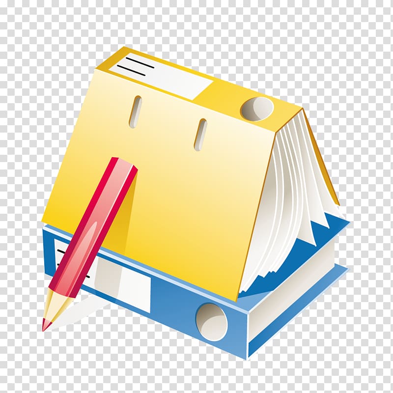 Pen File folder, And pen transparent background PNG clipart
