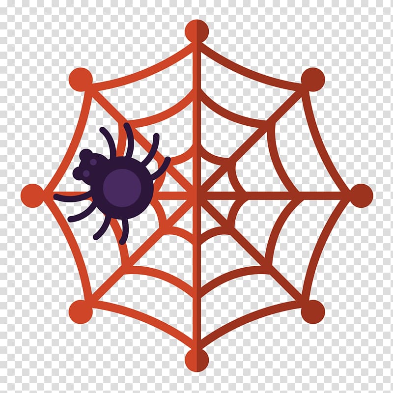 Spider web Website , Cartoon spider material transparent background PNG clipart