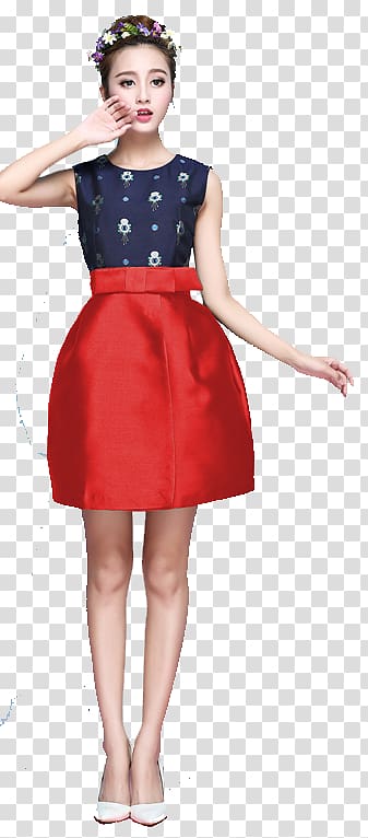 Cocktail dress Model Clothing, clothing transparent background PNG clipart