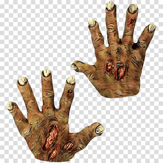Halloween costume Halloween costume Glove Clothing Accessories, zombie hand transparent background PNG clipart