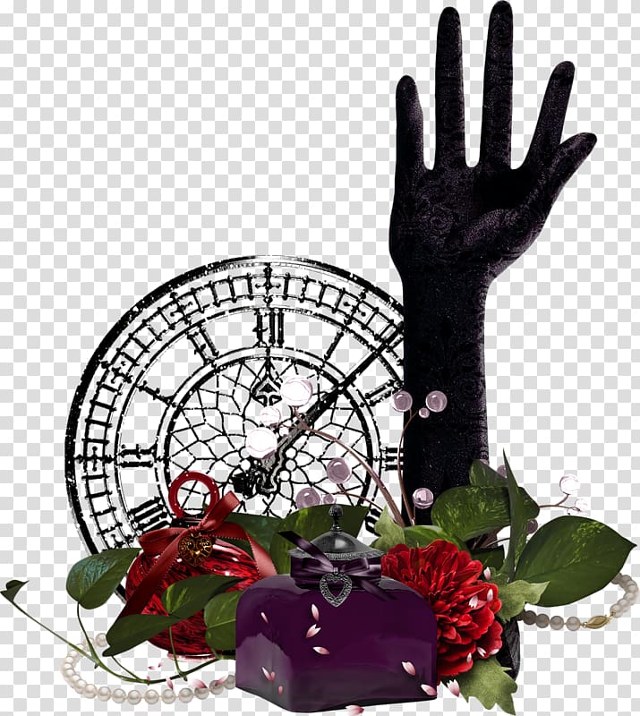 Portable Network Graphics Floral design Cartoon, clock hands transparent background PNG clipart