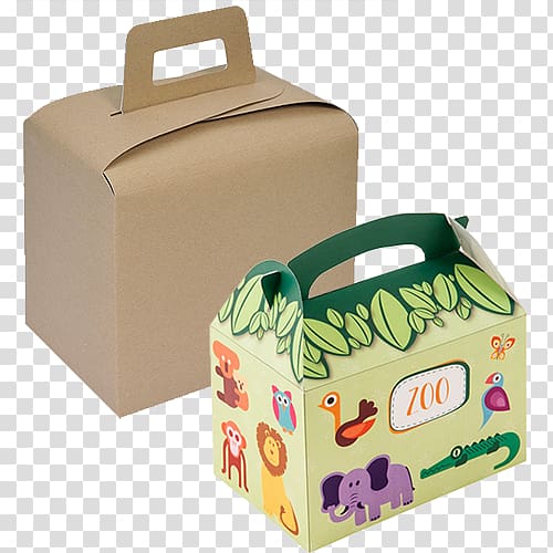 Box Happy Meal cardboard Packaging and labeling, box transparent background PNG clipart