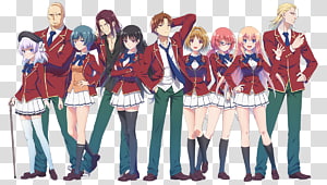 Anime Mangaka Berserk 13 Classroom of the Elite, Anime transparent  background PNG clipart