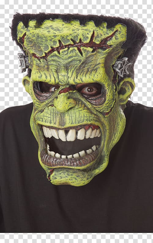 Frankenstein Mask Halloween costume Costume party, frankenstein transparent background PNG clipart
