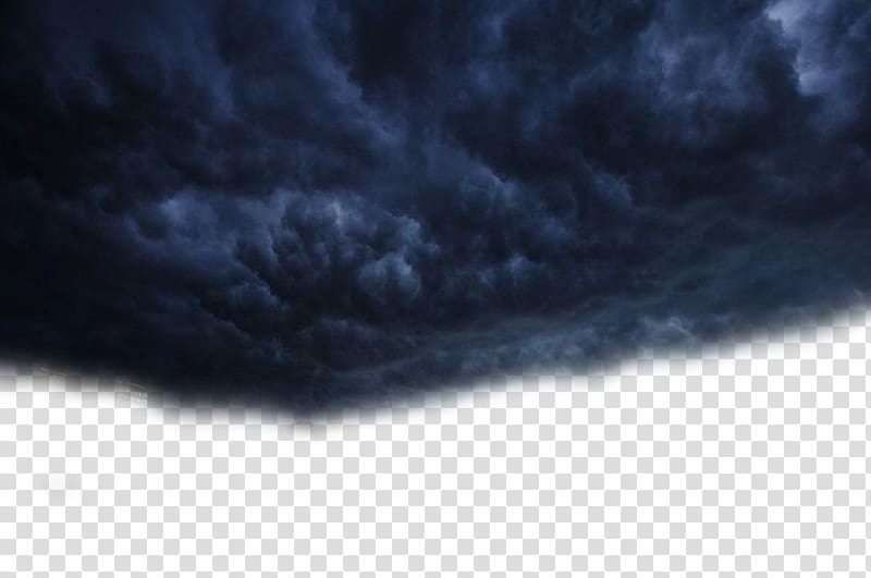 thick black clouds transparent background PNG clipart
