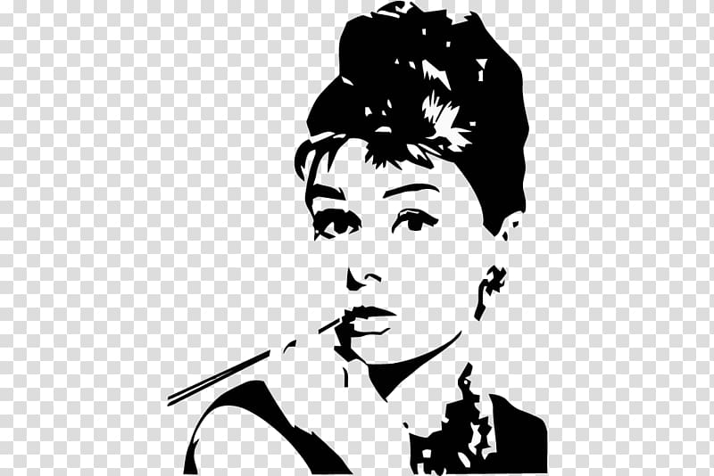 Audrey Hepburn, Canvas print Poster Breakfast At Tiffany\'s Art, post it transparent background PNG clipart