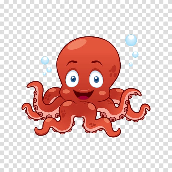 Octopus graphics Illustration, little people octopus transparent background PNG clipart