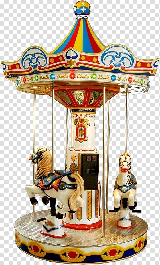 Carousel Horse Amusement park Kiddie ride Game, horse transparent background PNG clipart