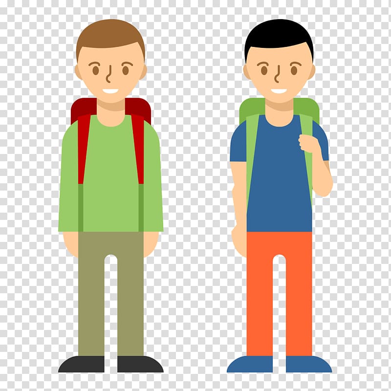 Student Estudante Drawing, Male student carrying a bag transparent background PNG clipart