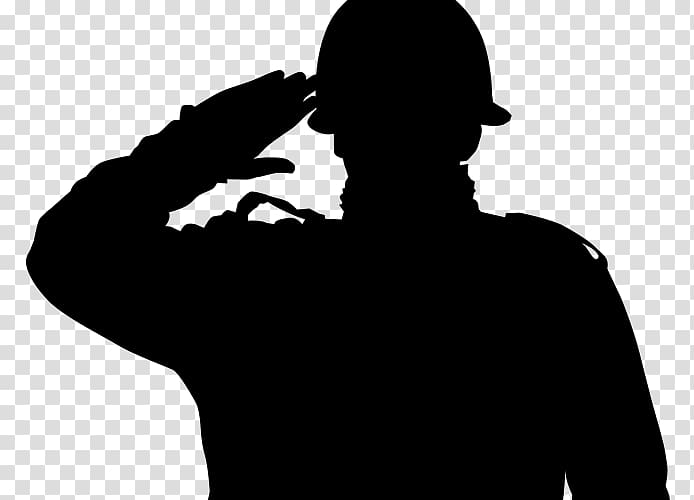soldier silhouette artwork, Soldier Military Army Salute, Soldier transparent background PNG clipart