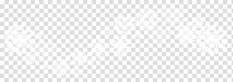 white flowers illustration, Black and white Product Pattern, Snowflakes Decoration transparent background PNG clipart
