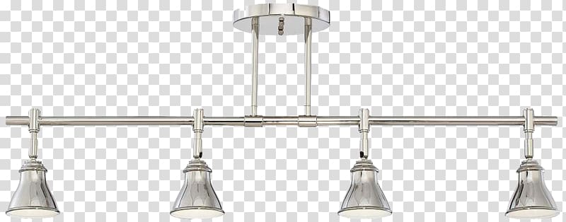 Track Lighting Fixtures Light fixture Kitchen, stainless steel word transparent background PNG clipart