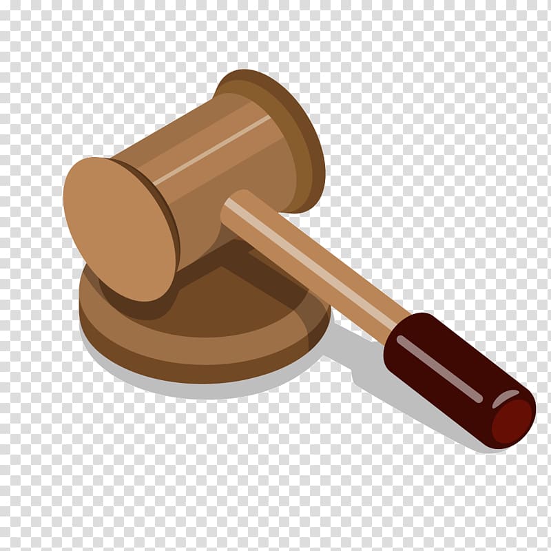 brown gavel illustration, Judge Hammer Gavel, Cartoon gray auction hammer transparent background PNG clipart