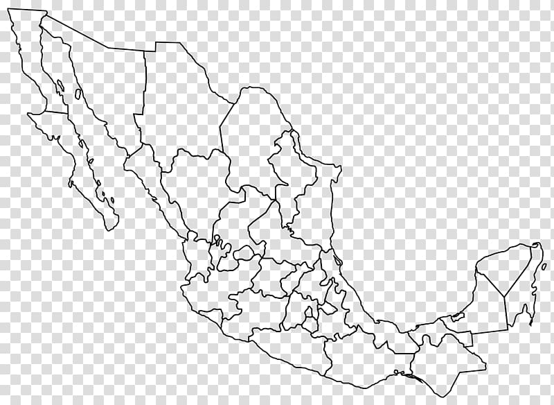 Administrative divisions of Mexico Mexico City Mexico State United States Map, united states transparent background PNG clipart