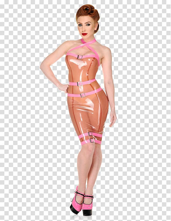 Pink M Top Active Undergarment Lingerie fashion model, women\'s clothing with transparent background PNG clipart