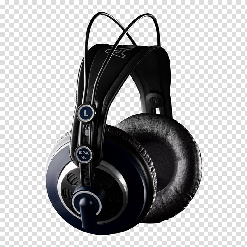 AKG K240 MKII Headphones AKG Acoustics Studio monitor, headphones transparent background PNG clipart